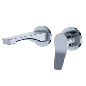 Jörger Eleven wall-mounted basin mixer 63320360000 chrome, projection 189mm, final assembly set