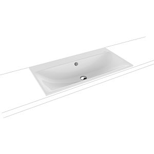 Kaldewei Silenio built-in washbasin 907806003001 3038, 90 x 46 cm, white pearl effect, overflow, without tap hole