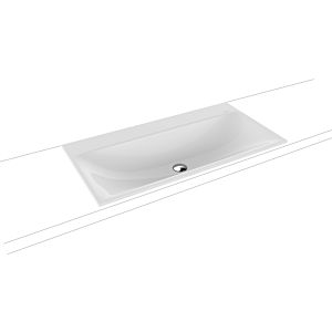 Kaldewei Silenio built-in washbasin 907806313001 3038, 90 x 46 cm, white pearl effect, without overflow, without tap hole