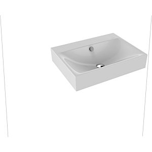 Kaldewei Silenio wall-mounted washbasin 904306003199 3044, 60 x 46 x 12 cm, manhattan pearl effect, with overflow, without tap hole
