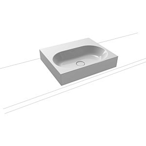 Kaldewei Centro washbasin 903006003199 3057, 60x50x12cm, Manhattan pearl effect, without overflow, without tap hole