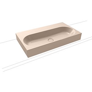Kaldewei Centro washbasin 903106003030 3058, 90x50x12cm, bahama beige pearl effect, without overflow, without tap hole