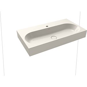 Kaldewei Centro wall-mounted washbasin 903506013231 3062, 90x50x12cm, pergamon pearl effect, without overflow, 2000 tap hole