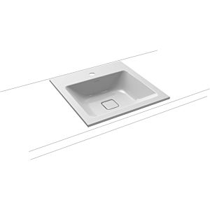 Kaldewei Cono built-in washbasin 908206013199 3075, 50x50cm, manhattan pearl effect, without overflow, 2000 tap hole