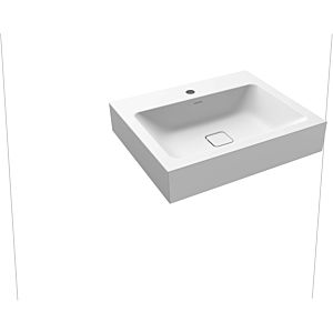 Kaldewei Cono wall-mounted washbasin 902506003711 3089, 60x50x12cm, alpine white matt pearl effect, without overflow, without tap hole