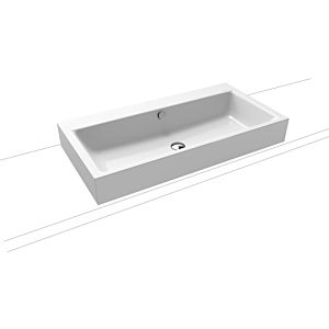 Kaldewei Puro countertop washbasin 900806003001 3158, 90x46x12cm, white pearl effect, without tap hole