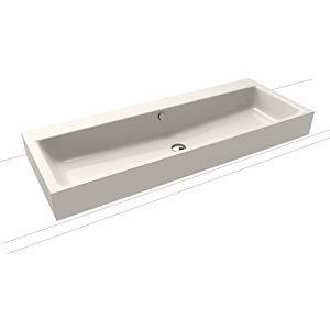 Kaldewei Puro washbasin 907006003231 120x46x12cm, with overflow, without tap hole, pergamon pearl effect
