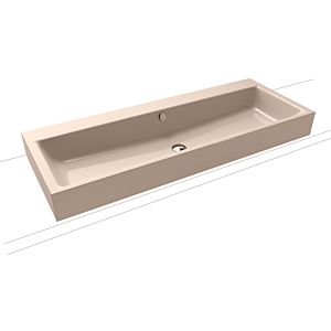Kaldewei Puro washbasin 907006003030 120x46x12cm, with overflow, without tap hole, Bahama beige pearl effect