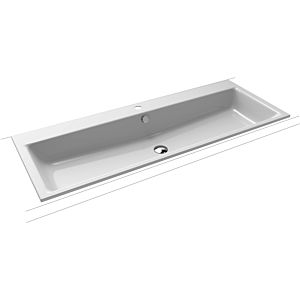 Kaldewei Puro basin 907106013199 120x46x1.4cm, with overflow, with tap hole, manhattan pearl effect