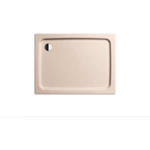 Kaldewei Duschplan shower tray 440148043030 80x100x6.5cm, with support, pearl effect, bahama beige