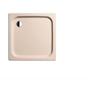 Kaldewei Duschplan shower tray 440348043030 90x90x6.5cm, with support, pearl effect, bahama beige