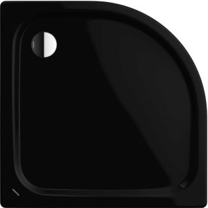 Kaldewei Zirkon shower tray 452000010701 80x80x6.5cm, black
