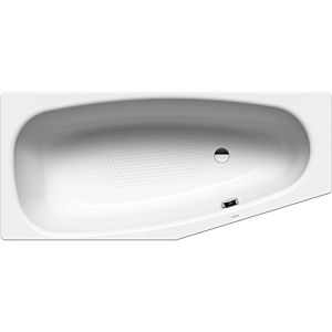 Kaldewei Mini bath tub right 224434013001 157x70 / 47.5cm, full anti-slip pearl effect, white