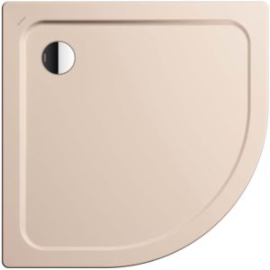 Kaldewei Arrondo shower tray 460148043030 90x90x6.5cm, with support, pearl effect, bahama beige