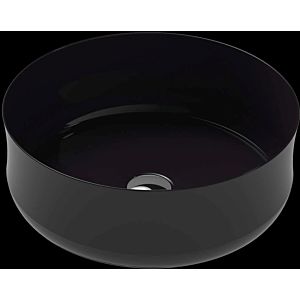Kaldewei Ming washbasin bowl 913306003701 black pearl effect, d= 40cm, without overflow, sound insulation