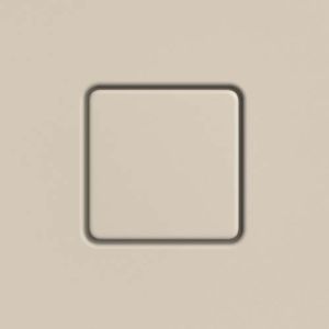 Kaldewei drain cover 687772570661 square, for Conoflat , warm beige 20