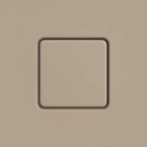 Kaldewei drain cover 687772570662 square, for Conoflat , warm beige 40
