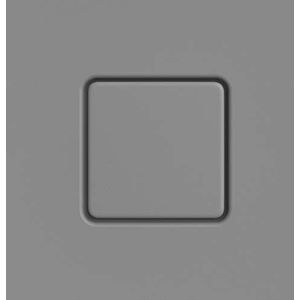 Kaldewei drain cover 687772570664 square, for Conoflat , cool gray 40