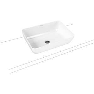 Kaldewei Cayono washbasin bowl 913506003001 white, pearl effect, 52 35.5cm, without overflow