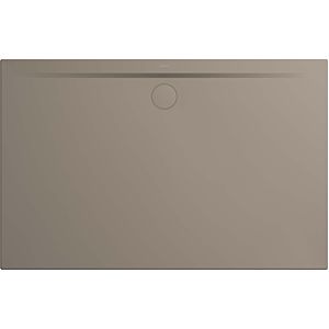 Kaldewei Superplan zero shower tray 364847983671 100x180cm, extra-flat tray support, pearl effect, warm gray60
