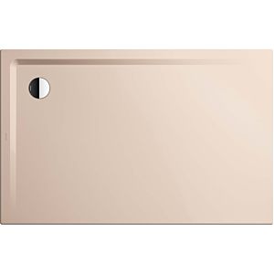 Kaldewei Superplan shower tray 386247983030 100x160x2.5cm, with flat support, pearl effect, bahama beige