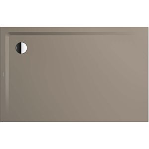 Kaldewei Superplan shower tray 386247983671 100x160x2.5cm, with flat support, pearl effect, warm grey60