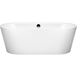 Kaldewei Meisterstück classic duo bathtub 202 642 673 001 1111, 180x80cm, white pearl effect, free-standing, pre-assembled inlet fitting