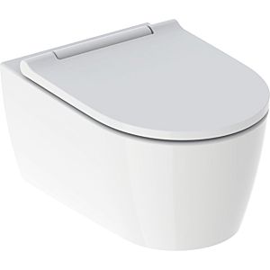 Geberit One wall-hung toilet set 500201011 with WC seat, soft close, white / white KeraTect