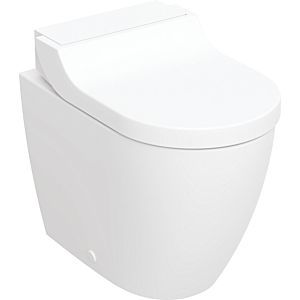 Geberit AquaClean Tuma WC-Komplettanlage 146310SI1 mit Stand-WC, tief, Glas weiß