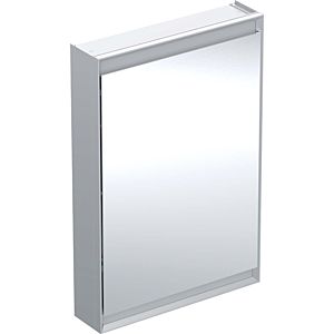 Geberit One Spiegelschrank 505810001 60x90x15cm, mit ComfortLight, 1 Tür, Anschlag links, Aluminium eloxiert