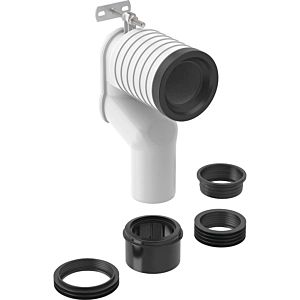 Geberit connection elbow set P 131081111 alpine white, for floor drains with a wall clearance of 15 cm