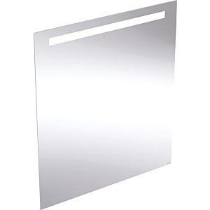 Miroir lumineux Geberit Option Basic Square 502813001 éclairage au-dessus, 80 x 90 cm