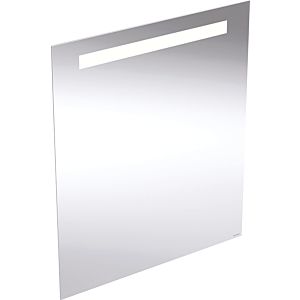 Miroir lumineux Geberit Option Basic Square 502805001 éclairage au-dessus, 60 x 70 cm