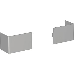 Couvercle Geberit 243444JF1 en bas, WC au sol, gris moyen, pour module sanitaire Monolith
