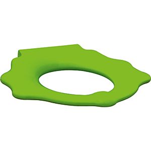 Geberit Bambini WC ring 573371000 with support function, turtle design, yellow-green