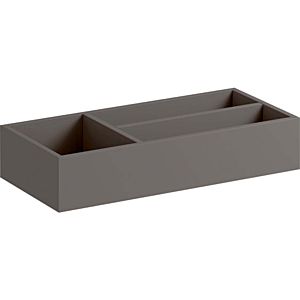 Geberit Xeno² drawer insert 500525001 32.3x6.2x15.0cm, T-division, melamine wood structure / scarlet gray