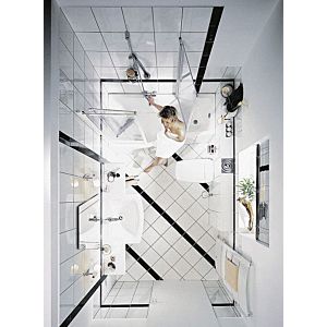 Kermi Vario 2000 folding wall 2- / 2000 -leaved V2TS2080142AK 79-81.3x140cm, white, TSG clear