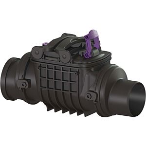 Boiler Staufix backwater valve 730125 DN 125, with 2 plastic flaps, exposed waste water line