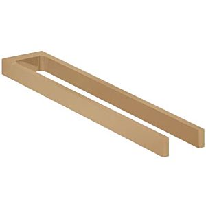 Keuco Edition 11 towel holder 11118030000 projection 450mm, 2-part, fixed, brushed bronze