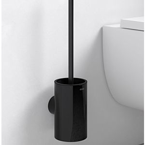 Keuco Reva toilet brush set 12864379000 matt black, wall model