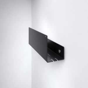 Keuco shower shelf 24952370000 320x120x90mm, wall mounting, black matt