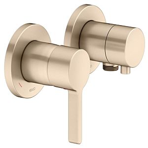 Keuco Edition 400 shower fitting 51551031121 brushed bronze, concealed fitting, for 2 consumers, including wall connection elbow