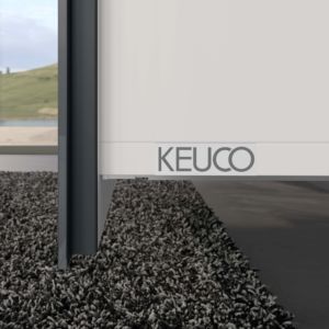 Keuco X-Line meuble sous-lavabo 33153110000 décor anthracite satiné, verre anthracite clair, 65x60,5x49cm, 2 tiroirs avant