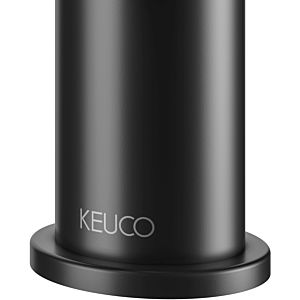 Keuco Ixmo Bidet-Einhebelmischer 59509373000 Ausladung 110mm, mit Ablaufgarnitur, schwarz matt