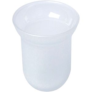 Keuco Glas Einsatz 01669009000 Echtkristall mattiert, für WC Bürstengarnitur