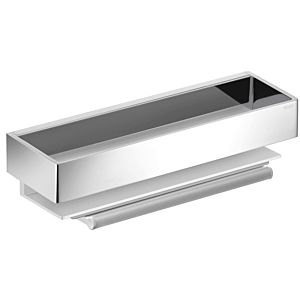 Keuco basket 11159050000 brushed nickel, with integrated glass squeegee