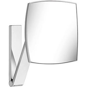 Keuco iLook_move Kosmetikspiegel 17613070000 wall model, 200 x 200 mm, Stainless Steel -finish