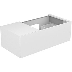 Keuco Edition 11 vanity unit 31154180100 105 x 35 x 53.5 cm, with LED lighting, satin finish, clear cashmere glass