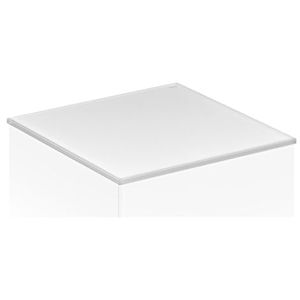 Keuco Edition 11 cover plate 31322309001 71, 2000 x 3 x 52.4 cm, crystal glass white, clear, underside lacquered