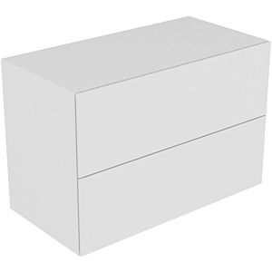 Keuco Edition 11 sideboard 31325180100 105 x 35 x 53.5 cm, with LED lighting, satin finish, clear cashmere glass